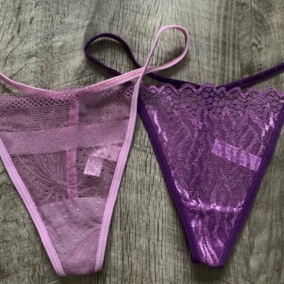 NEW Women’s 7 Pairs Lace G-String Thong Set S/M - Picture 3 of 4